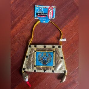 Halloween costume Egyptian handbag, cleopatra snake, new